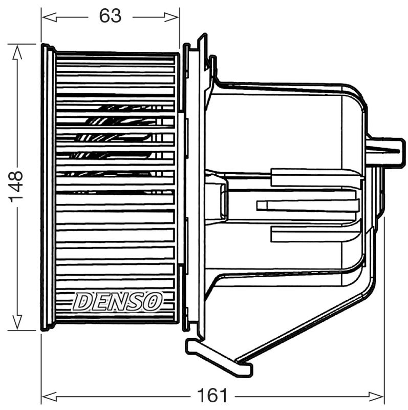 Denso Cabin Blower Fan (LHD) DEA07027
